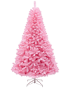 FIRST TRADITIONS FIRST TRADITIONS 7.5FT COLOR POP PINK TREE WITH METAL STAR BASE