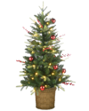 FIRST TRADITIONS FIRST TRADITIONS 4' FEEL REAL® SCOTCH CREEK FIR ENTRANCE TREE IN POT