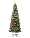 FIRST TRADITIONS FIRST TRADITIONS 7.5FT CULLEN SLIM PRE-LIT TREE