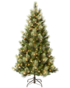 FIRST TRADITIONS FIRST TRADITIONS CHARLESTON PINE TREE WITH 250 CLEAR LIGHTS