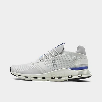 On Men's Cloudnova Running Shoes In Undyed White/heather