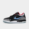 Nike Jordan Boys' Big Kids' Jordan Legacy 312 Low Off-court Shoes In Black/wolf Grey/valor Blue