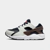 Nike Little Kids' Huarache Run Casual Shoes In Dark Obsidian/photon Dust/white/track Red