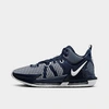 Nike Lebron Witness 7 Team Basketball Shoes In Midnight Navy/white/midnight Navy