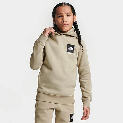 The North Face Inc Kids' Small Box Logo Pullover Hoodie In Grey