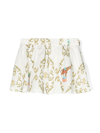 Roberto Cavalli Graphic-print Skirt In White