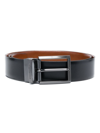 KARL LAGERFELD BUCKLED LEATHER BELT