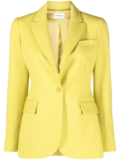 P.a.r.o.s.h Single-breasted Notched-lapels Blazer In Green