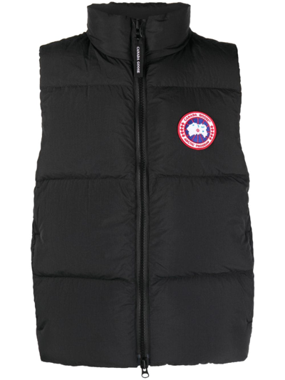 Canada Goose Lawrence Puffer Gilet In Black