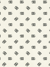 Dolce & Gabbana Monogram Logo-print Wallpaper In White