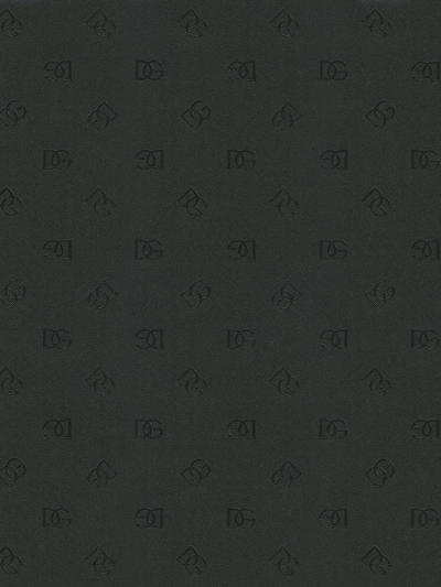 Dolce & Gabbana Monogram Logo-print Wallpaper In Black