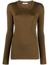 LEMAIRE RIBBED LONG-SLEEVE TOP