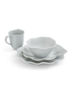 Portmeirion Sophie Conran Floret 4 Piece Place Setting In Gray