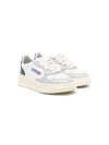 AUTRY WHITE MEDALIST PANELLED LEATHER SNEAKERS,KULK20159998