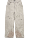 BALENCIAGA SUPER DESTROYED RIPPED JEANS