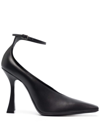 Casadei Geraldine 110mm Square-toe Pumps In Black