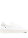 DATE LEVANTE LOW-TOP LEATHER SNEAKERS
