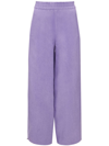 Jw Anderson Light Purple Viscose And Acetate Pant In Purple