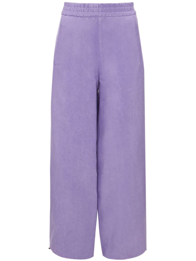 Jw Anderson Purple Coated Trousers