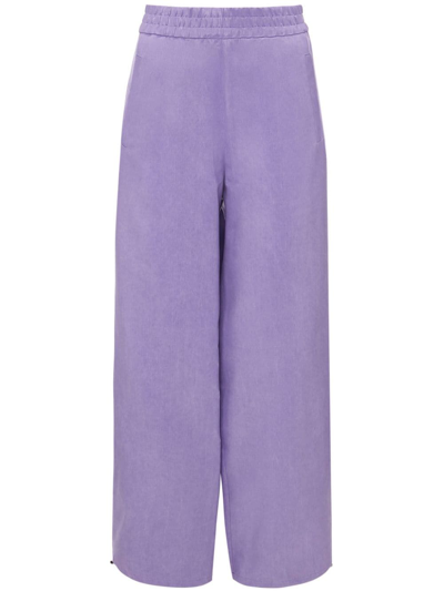 JW ANDERSON DRAWSTRING-HEM WIDE-LEG TROUSERS