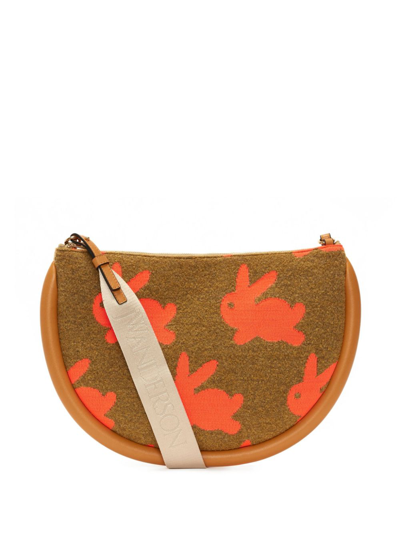 Jw Anderson Medium Bumper-moon Bunny Bag In Brown