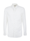 Aspesi Popeline Sedici Shirt With Breast-pocket In White