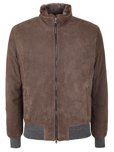 Barba Sport Jacket Clothing In Brown