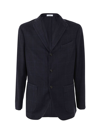 Boglioli Tailored Regular Check Blazer For Men In Blue