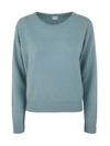 Ct Plage C. T. Plage Boxi Crew Neck Sweater In Blue