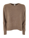 CT PLAGE C.T.PLAGE CREW NECK SWEATER WITH SIDE SLITS CLOTHING