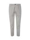 Department Five Department 5 Prince Chinos Trouserswith Pences In Velvet Clothing In White