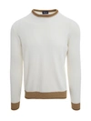 Drumohr Ribbed Sweater In White