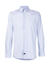 Fay Button Down Stretch Shirt Clothing In Blue