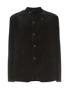 GIORGIO ARMANI GIORGIO ARMANI PRINTED VELVET JACKET GURU NECK CLOTHING