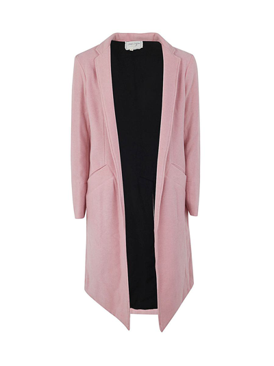Greg Lauren Wool Top Coat In Pink