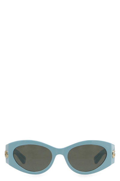 Gucci Cat-eye Sunglasses In Blue