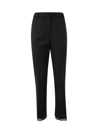 IBRIGU IBRIGU FLARED EMOBROIDERED TROUSERS CLOTHING