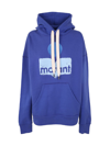 Isabel Marant Étoile Mansel Logo Hoodie In Blue