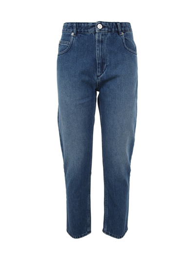 Isabel Marant Étoile Nea Cropped Jeans In Blue