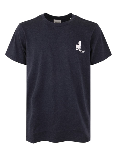 Isabel Marant Navy Zafferh T-shirt In Blue