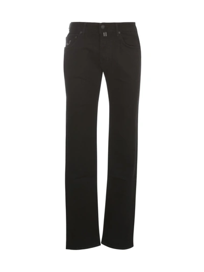 Jacob Cohen Comfort Denim Jeans Str Wash 1 Clothing In Black