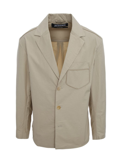 Jacquemus La Veste Pacalo In Beige