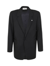 Jil Sander Jacket 01 Tm Sharp Wool Gabardine Wool In Black