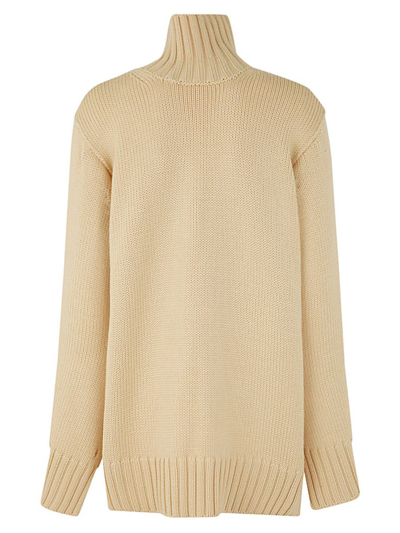 Jil Sander Jumper Tn Ls In Yellow &amp; Orange