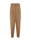 Joseph Neutral Drew Wide Leg Trousers In Brown