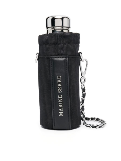 Marine Serre Thermoire Bottle And Denim Holder Accessories In Black