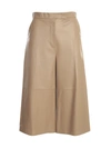 MAX MARA MAX MARA CALTE LEATHER COULOTTE PANTS CLOTHING