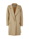 Max Mara Ferrara Coat In White