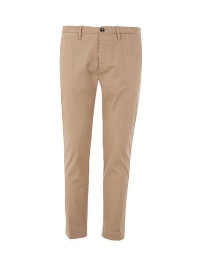 Nine In The Morning Easy Slim Fit Trouser In Brown