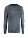 NUUR ROBERTO COLLINA RIBBED L/S CREW NECK SWEATER CLOTHING